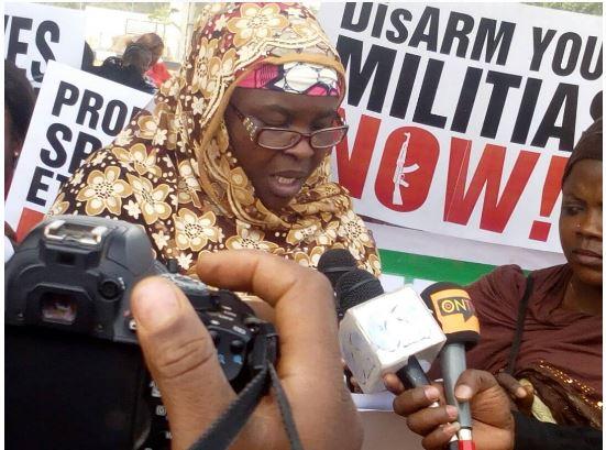Protest ortom1 Herdsmen: Group storms Abuja, calls for immediate probe of Ortom, Ishiaku