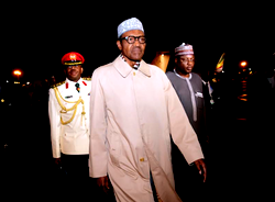 Block payment of ransom to terrorist groups, President Buhari tells African leaders
