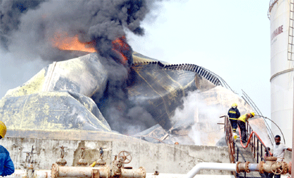 Inferno as 6m capacity petrol storage explodes in Lagos tank farm