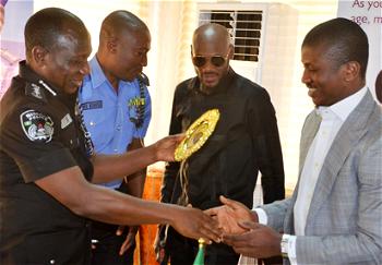 Photos: Tuface visits to IGP over Benue killing