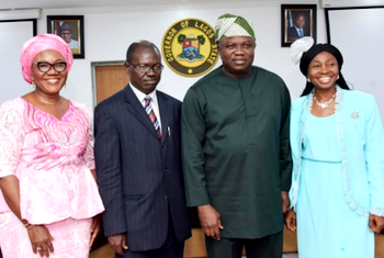 Ambode swears-in two new Perm Secs