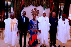 Photos: President Buhari receives Rwandan envoy
