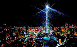 Emaar’s Light Up 2018 Dubai show continues