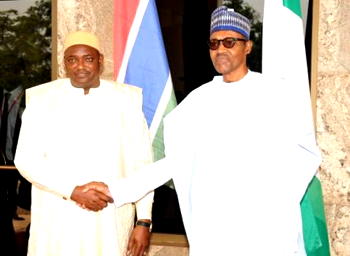 Buhari saved Gambia from political crisis – Barrow