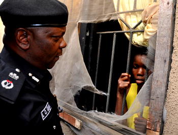 Lagos CP rescues 11-yr-old maid locked inside apartment