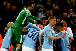 Breaking: Man City beat Arsenal 3-0 to win League Cup