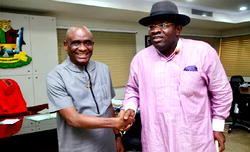 Ex-APC chieftain, Nathaniel Sylva, visits Dickson, lauds developments in Bayelsa