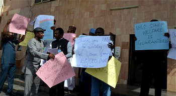 Pro, anti-Yusuf protesters take over NHIS office