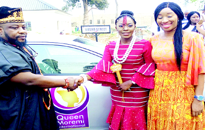 Queen Moremi Queen Moremi Ajasoro 2018 winner receives car gift