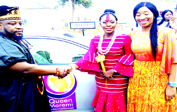 Queen Moremi Ajasoro 2018 winner receives car gift
