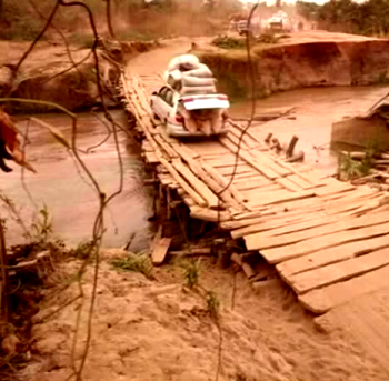 Photo: Amazing Tsaragi-Bacita ‘bridge’ that Buhari must see