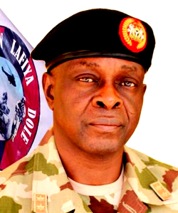 General Rogers inspects Sambisa road construction project
