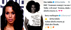 Hollywood star Kerry Washington tweets birthday wishes in Igbo