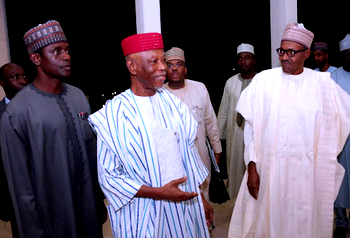 Buhari in closed door meeting with APC govs