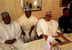 Breaking: Secondus, PDP NWC visit  Ibrahim Babangida in Minna