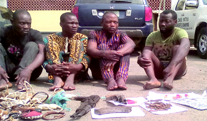 Police smash trans-border robbery gang, nab 4 Beninese