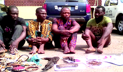 Police smash trans-border robbery gang, nab 4 Beninese