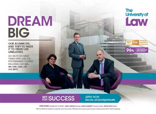 A REPRESENTATIVE FROM university of law IS VISITING ABUJA AND PORTHARCOURT