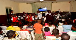 Brickhall school children share love with orphans