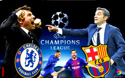 UEFA Champions League: Conte confident Chelsea can beat Barca