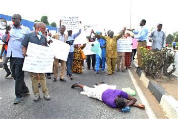 Verification: Lamentation as Airways Pensioners sleep at center