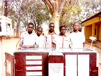 We distil water, hatch eggs, bake bread with power from the sun — Five secondary school students