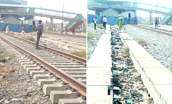 The rail of faeces