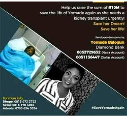 Widow cries: Help, my daughter is dying!