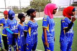 Photos: Somalia, women playing football