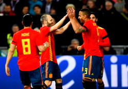 International friendly results:  Spain beat Argentina  6 – 1