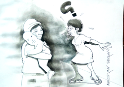 Would you fight off your mother-in-law raising your kid?