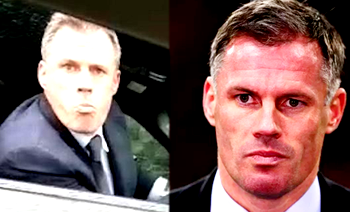 TV pundit Jamie Carragher blames ‘moment of madness’ for spitting incident