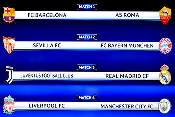 Champions League draw: Liverpool battle City, Real and Juve