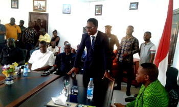 Photos: Osanebi, pays surprise visit to Ndokwa East LGA