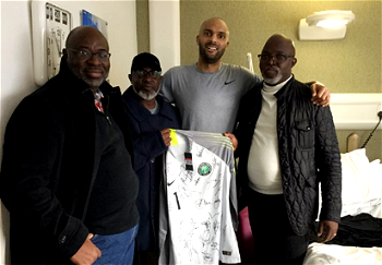 NFF delegation visits Ikeme in hospital, invites him as guest at Nigeria/England friendly