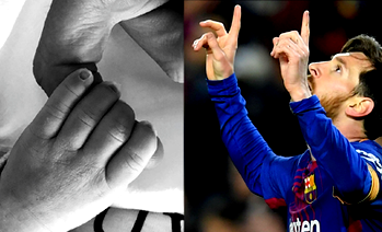 Messi welcomes third child