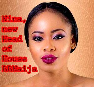 Nina becomes new Head of House BBNaija `Double Wahala’