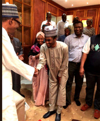 We thank God for our son, Yusuf returns after his medical trip – Aisha Buhari