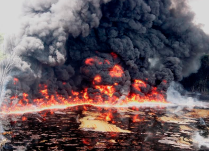 In Rivers State, a refinery explosion kills dozens of people.