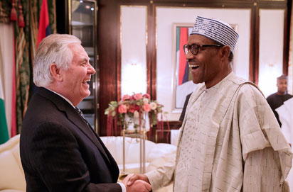 Tillerson vows US ‘full support’ for Nigeria in jihadism fight