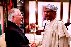 Tillerson vows US ‘full support’ for Nigeria in jihadism fight