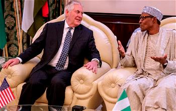 Photos: Rex Tillerson meets Buhari