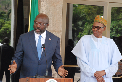 FCTA Minister honoures Weah - Vanguard News