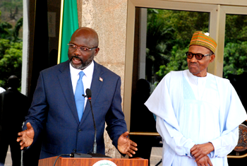 FCTA Minister  honoures Weah