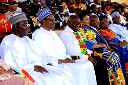 Photos: Buhari, Saraki celebrate Ghana’s 61st Independence Anniversary with Akufo-Addo, others
