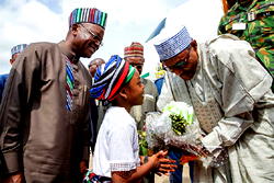 Photos: Buhari in Benue to sympathise with victims