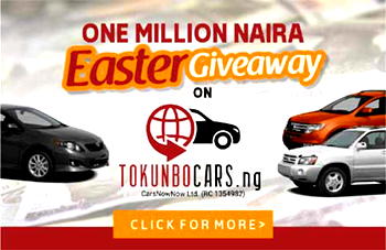 TokunboCars.NG Gives N1million to Customers In Easter Promo