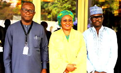 Photos: Aisha Buhari accepts Vanguard’s Personnlaity of the year 2017 nomination
