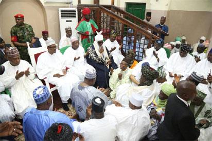 ganduje3 Photos: Buhari, Governors storm Kano to celebrate wedding of Ganduje’s daughter