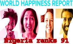 Nigeria ranks 91 on UN global happiness report